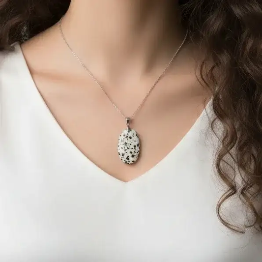 Pendentif en Pierre Dalmate (PE1382)