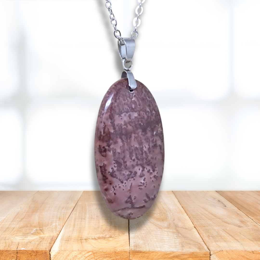 Pendentif Jaspe Grain de café (PE1589) - ENAE Minéraux