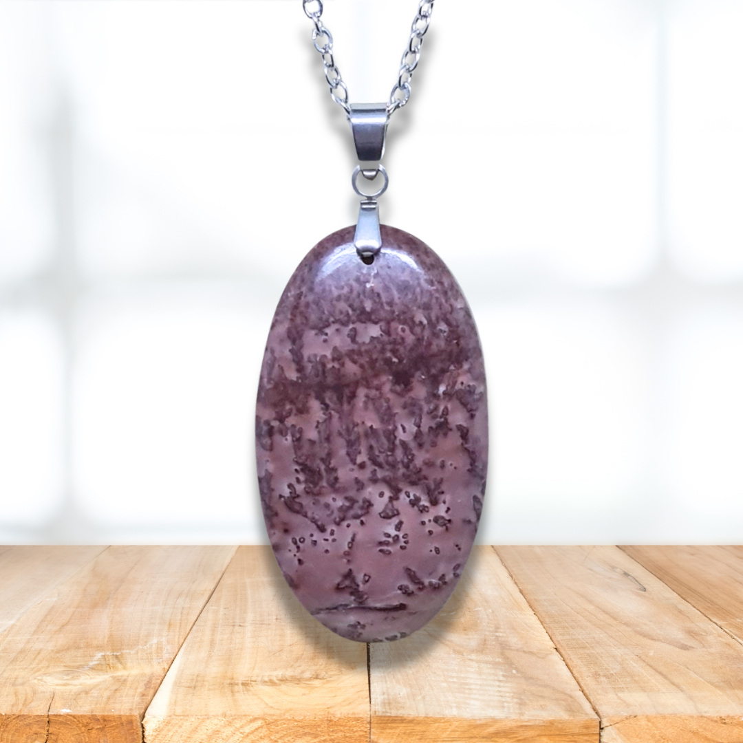Pendentif Jaspe Grain de café (PE1589) - ENAE Minéraux