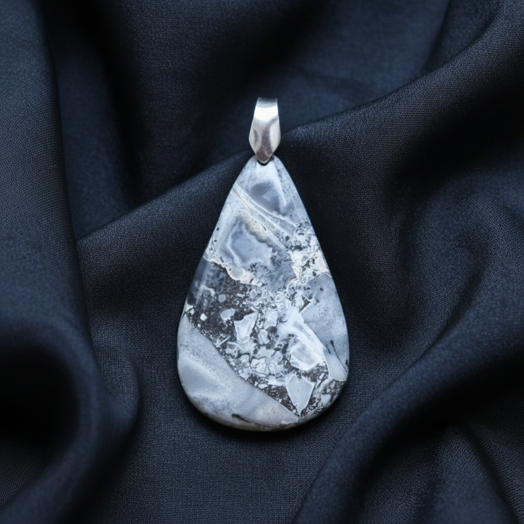 Pendentif en Jaspe Maligano (PE979)