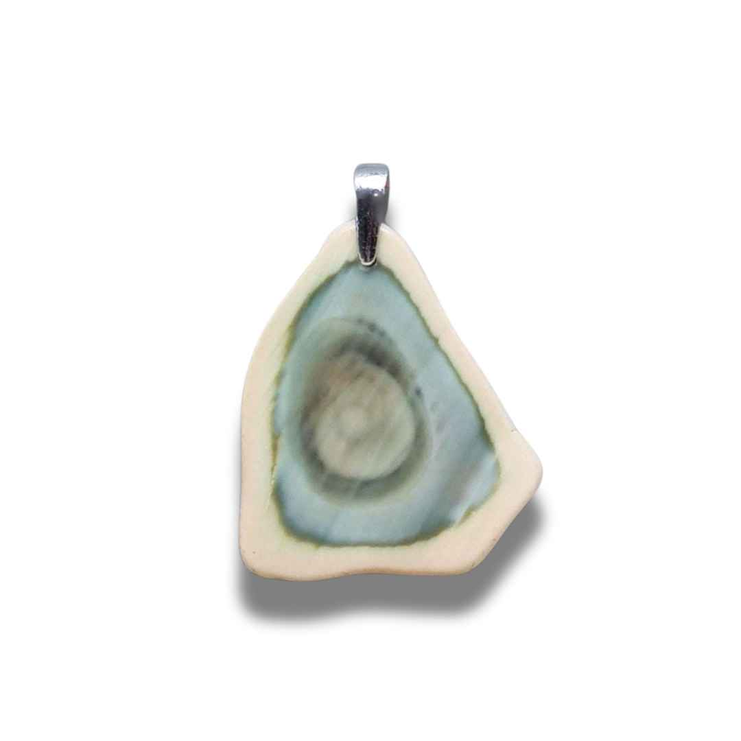 Pendentif biface en Jaspe Impérial (PE993) - ENAE Minéraux