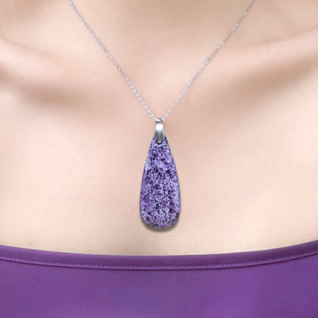 Pendentif en Kämmererite (PE1510) - ENAE Minéraux