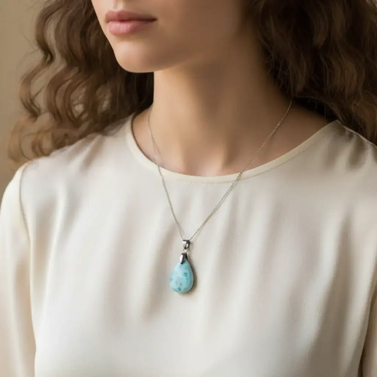 Pendentif en Larimar (PE1842)