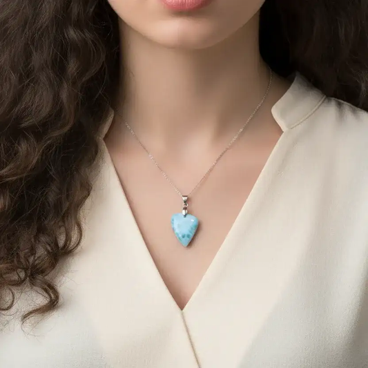 Pendentif en Larimar (PE1419 - 2)