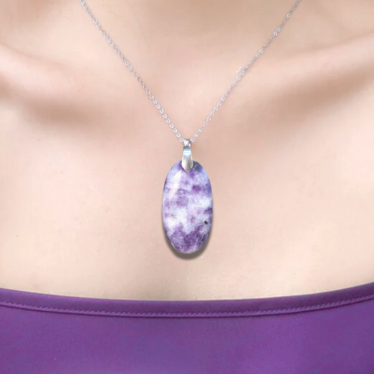 Pendentif en Lépidolite (PE1178)