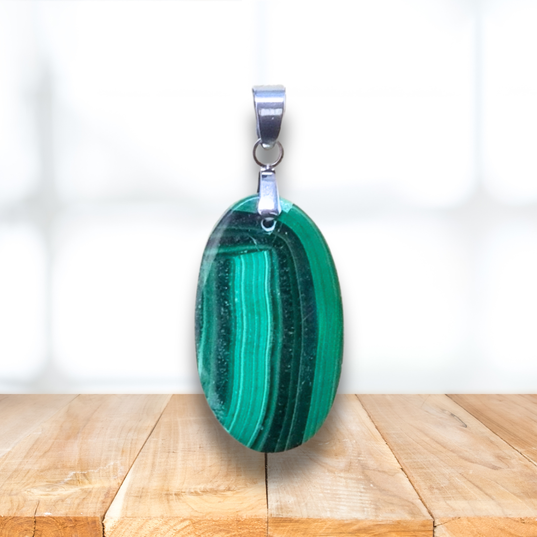 Pendentif en Malachite (PE2000-2) - ENAE Minéraux