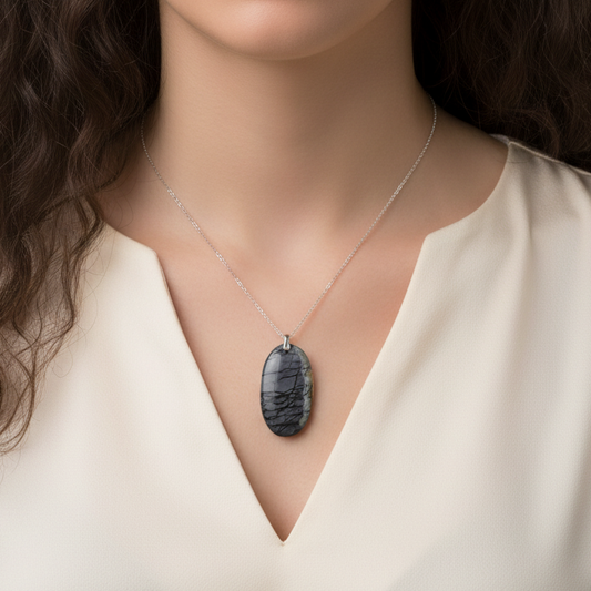 Pendentif en Marbre Picasso (PE1104)