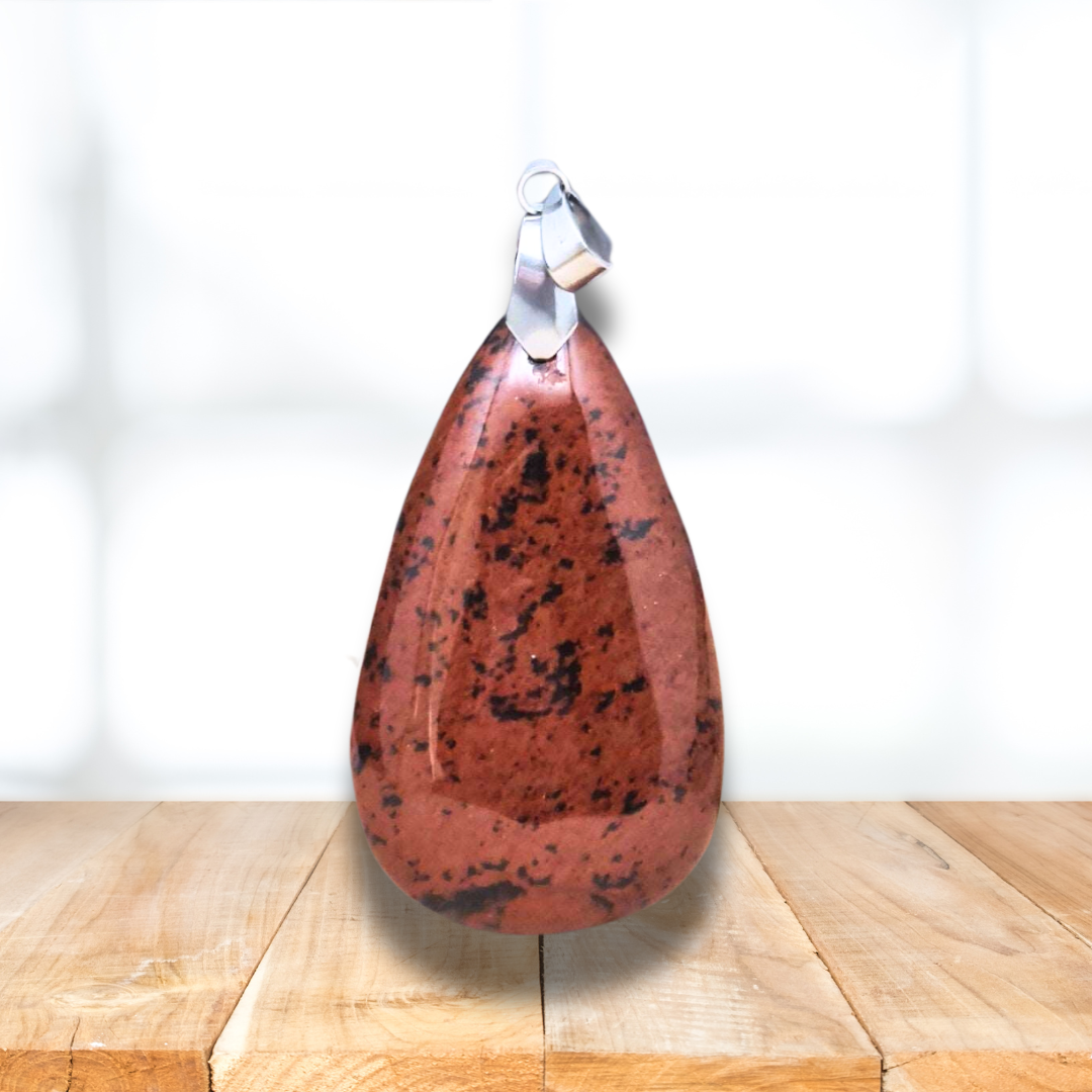 Pendentif en Obsidienne Acajou ou Mahogany (PE1232) - ENAE Minéraux