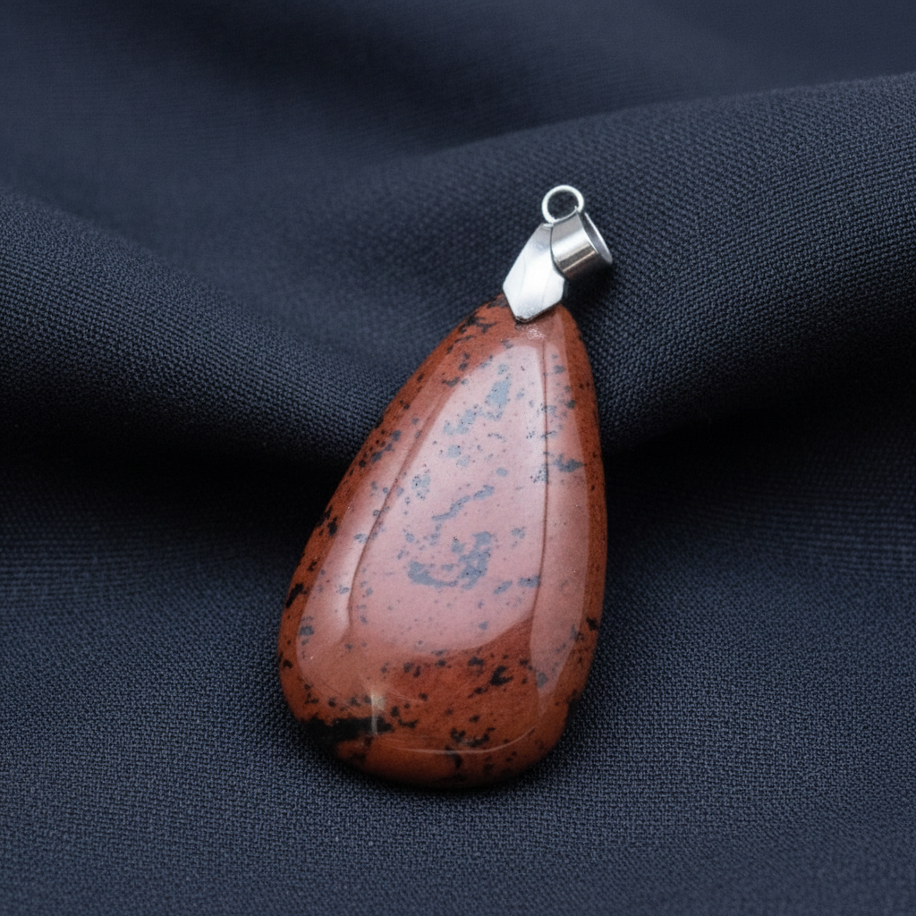 Pendentif en Obsidienne Acajou ou Mahogany (PE1232)
