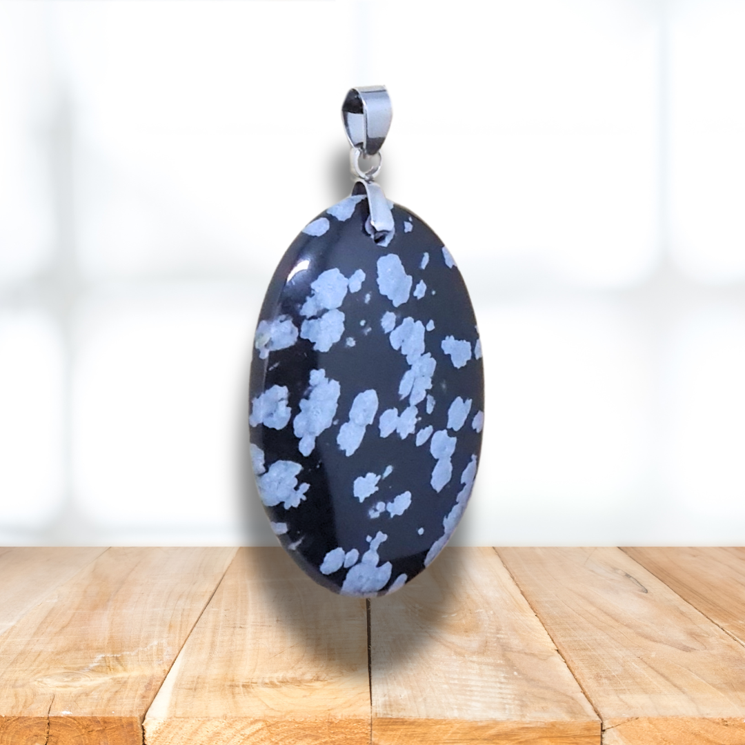 Pendentif en Obsidienne mouchetée (PE2001) - ENAE Minéraux