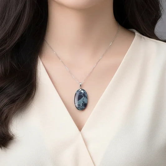 Pendentif en Obsidienne Spider (PE1150-4)