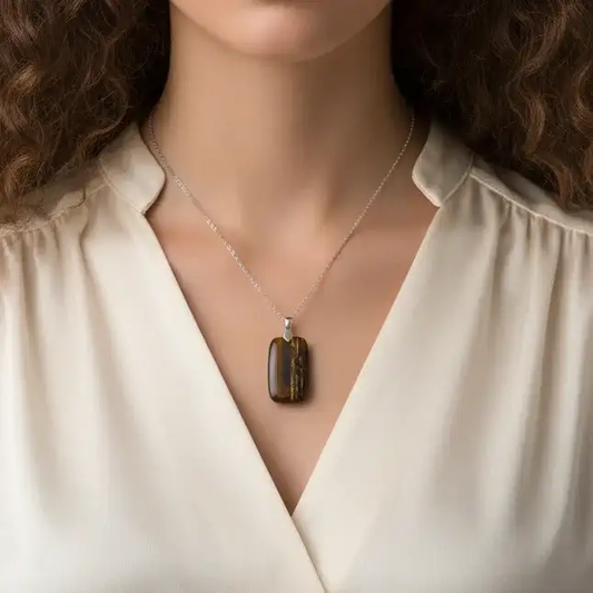 Pendentif en Œil de Fer (PE1095)