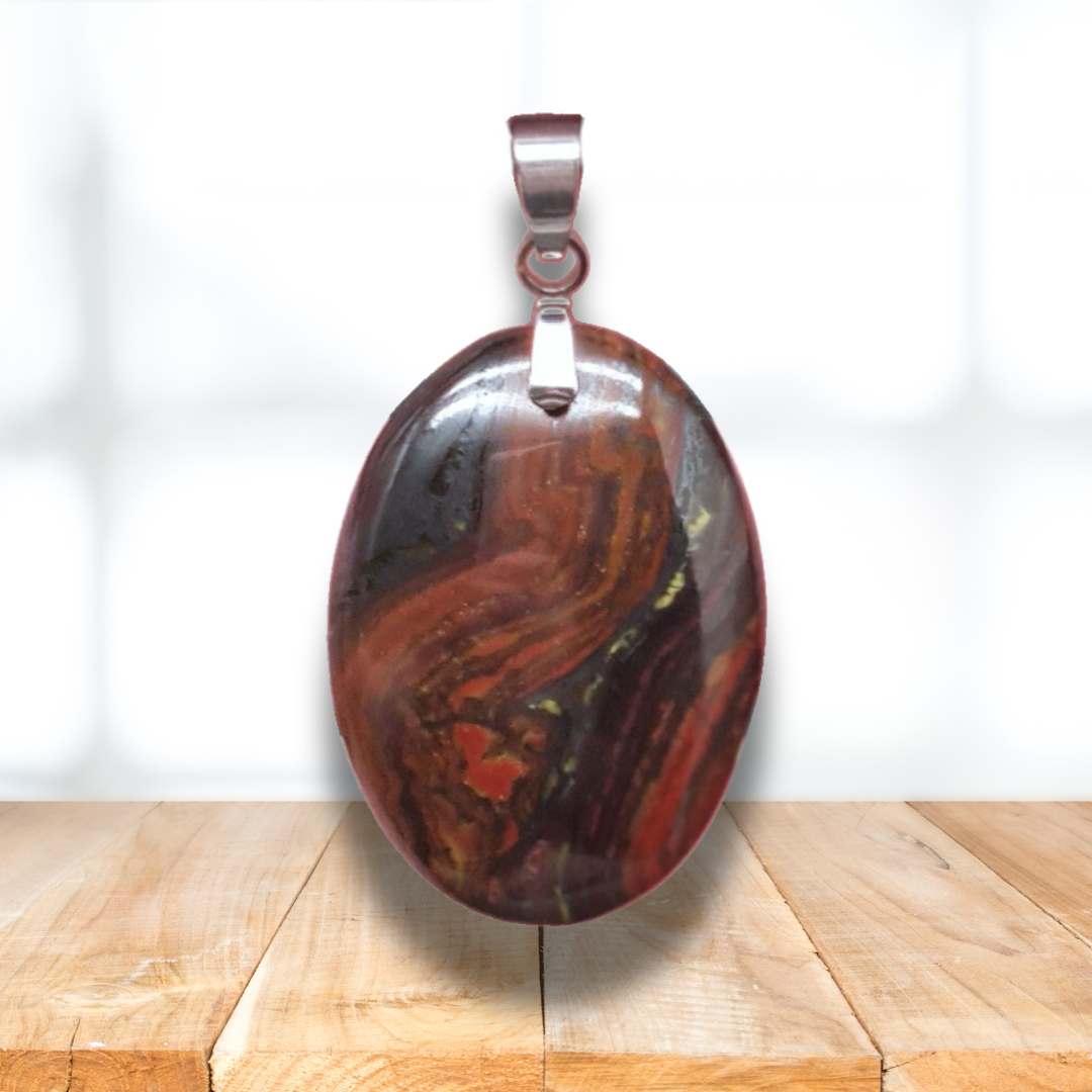Pendentif en Œil de Fer (PE1095-2) - ENAE Minéraux