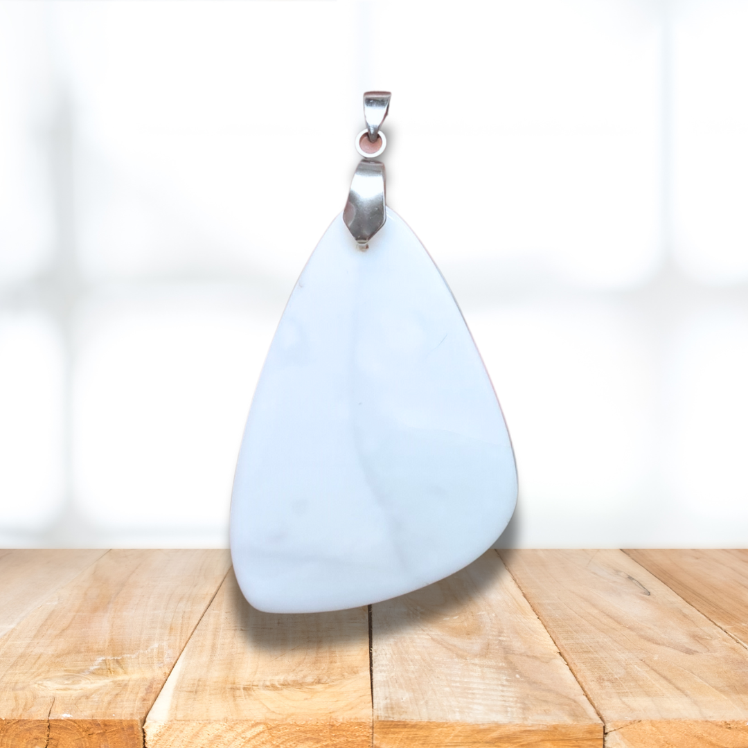 Pendentif en Opale blanche (PE1172-1) - ENAE Minéraux
