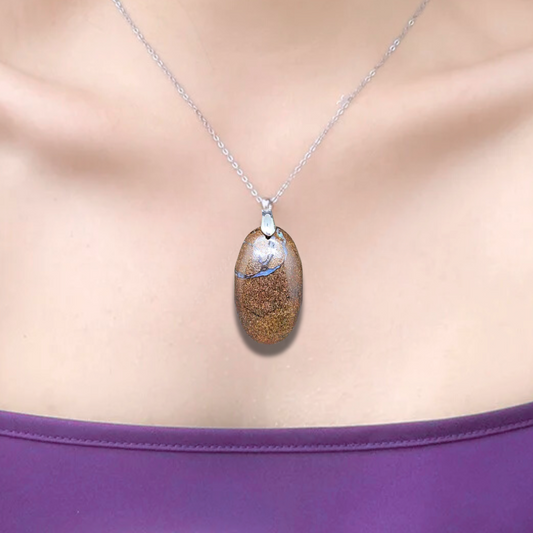 Pendentif en Opale Boulder (PE1313) - ENAE Minéraux