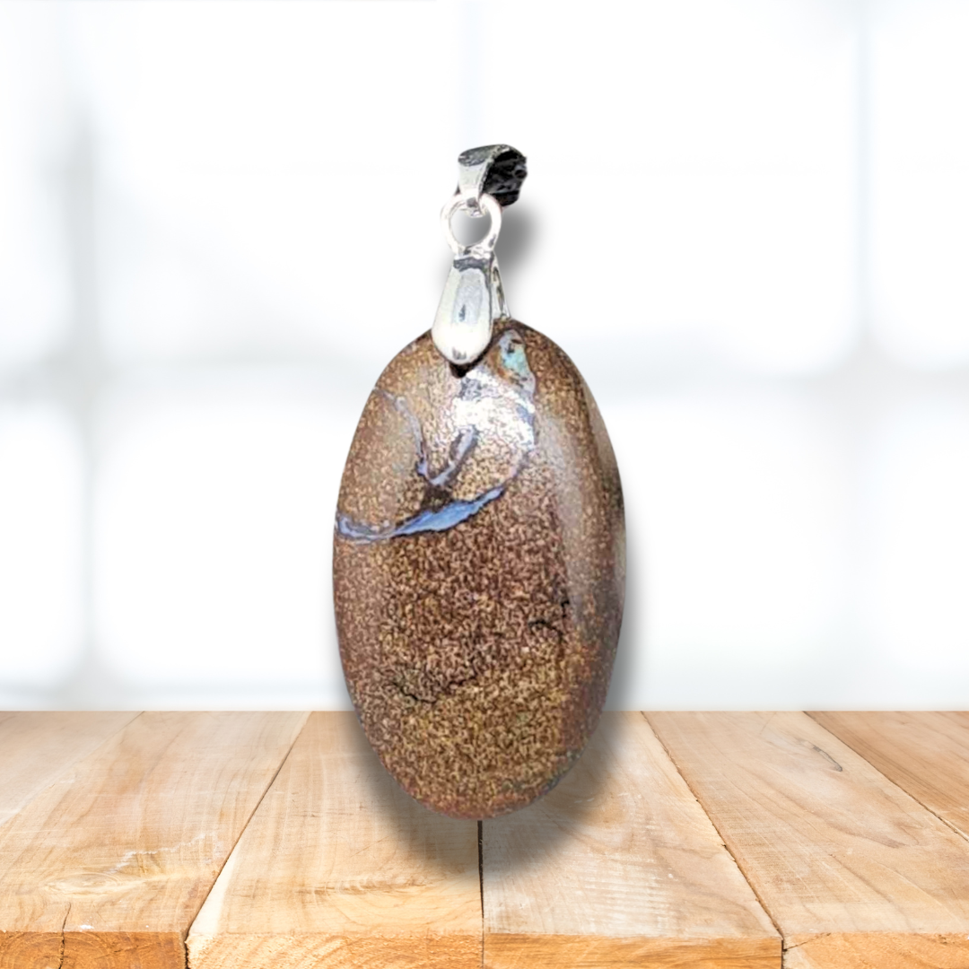 Pendentif en Opale Boulder (PE1313) - ENAE Minéraux