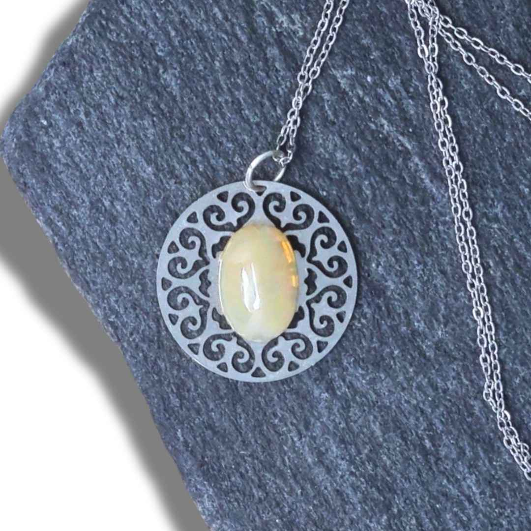 Pendentif en Opale Welo (PE1374-1)