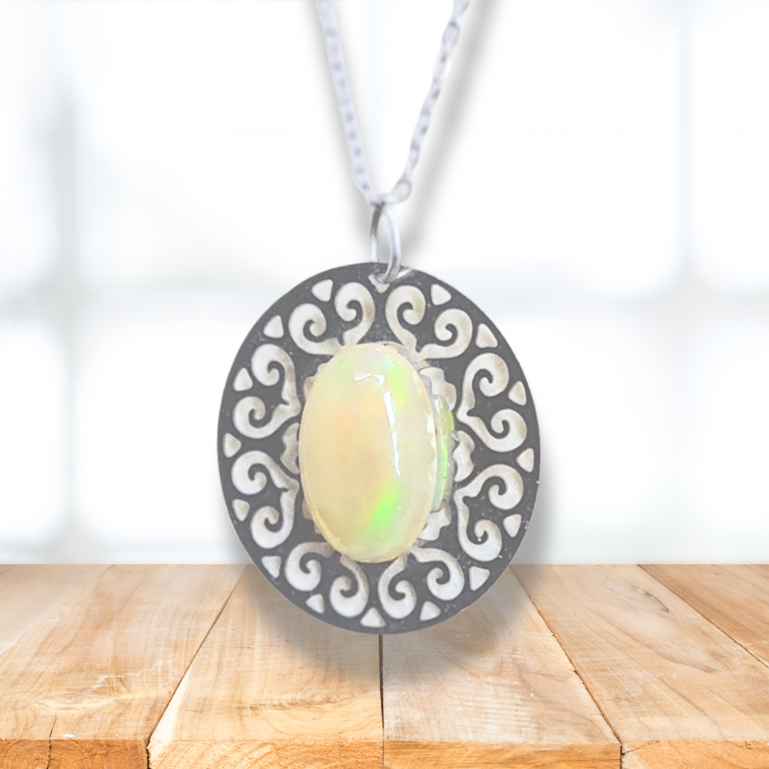 Pendentif en Opale Welo (PE1374-1) - ENAE Minéraux