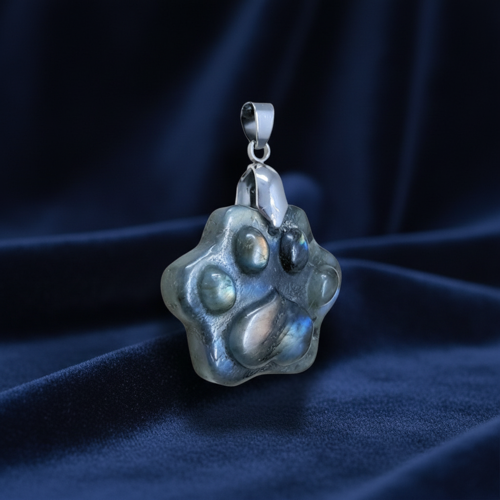 Pendentif patte en Labradorite (PE2022-1)