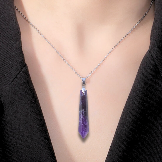 Pendentif ou pendule en Améthyste (PE1992-2)
