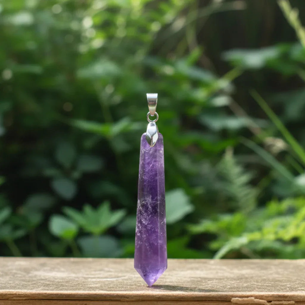 Pendentif ou pendule en Améthyste (PE1992-2)