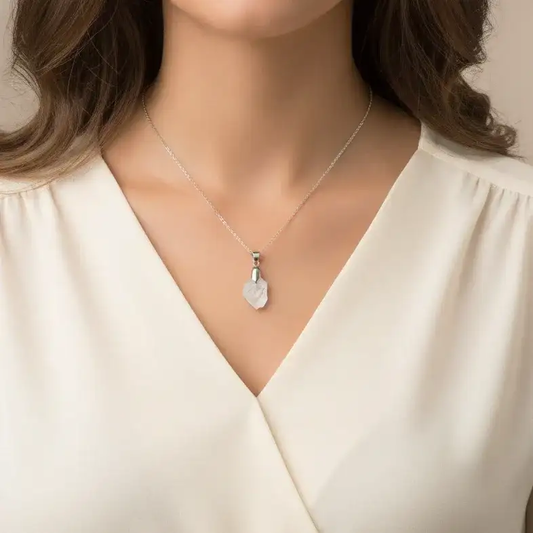 Pendentif en Quartz à âme brut (PE1928)
