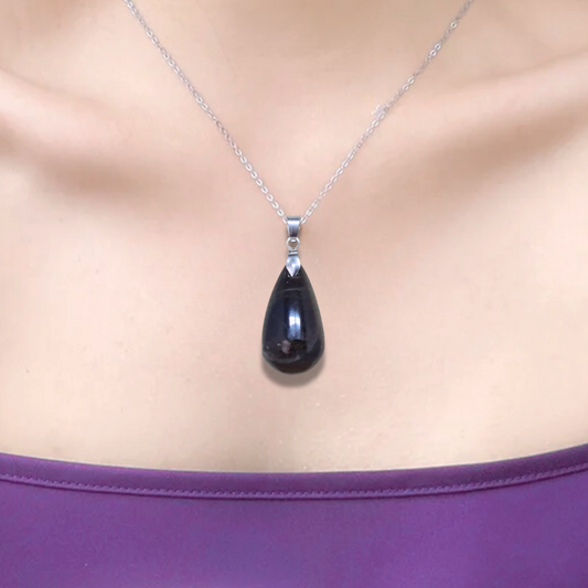 Pendentif en Quartz fumé (PE1625-1)