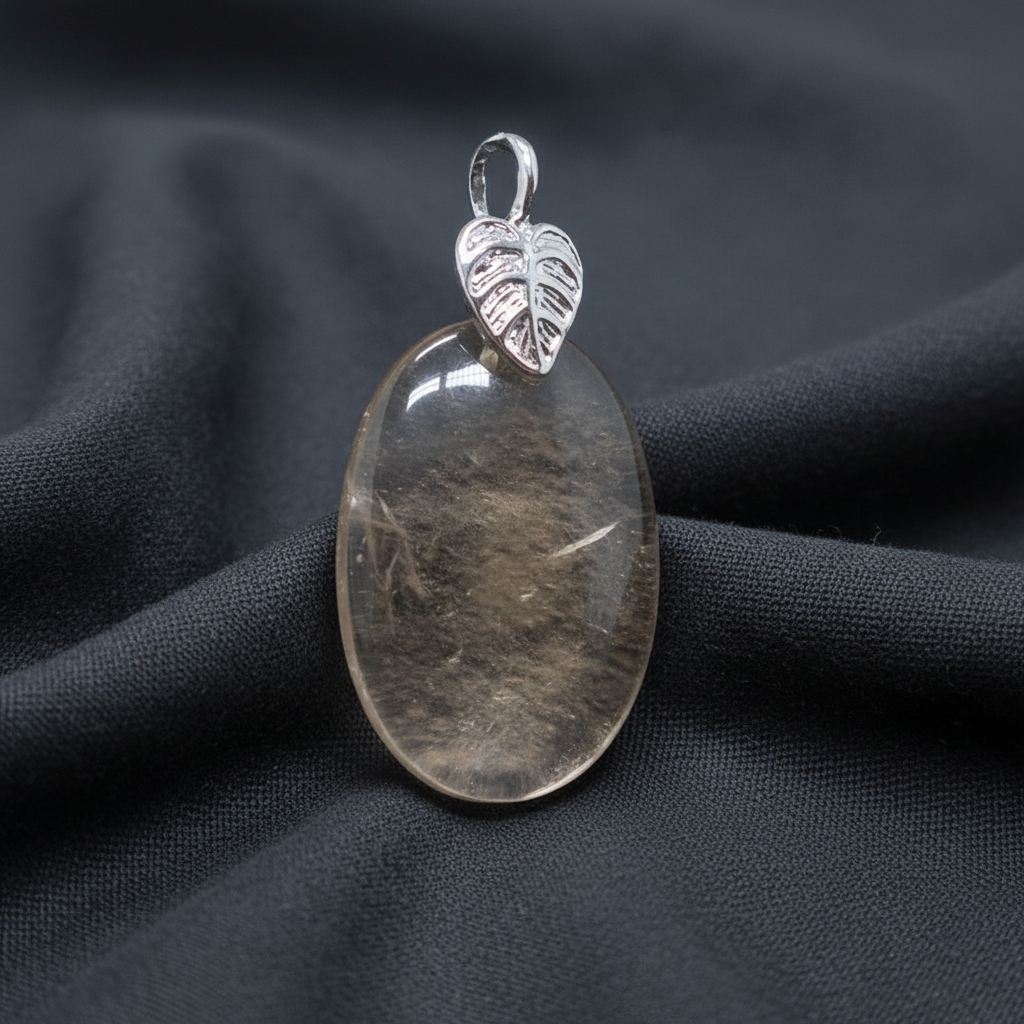 Pendentif en Quartz fumé (PE1988)