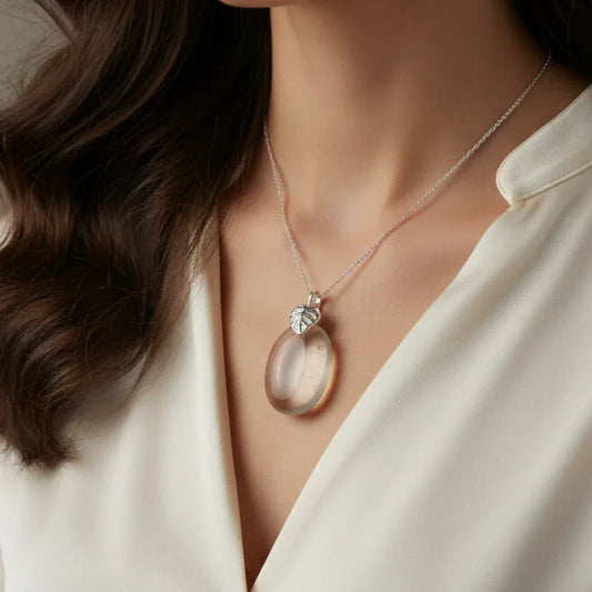 Pendentif en Quartz fumé (PE1988)