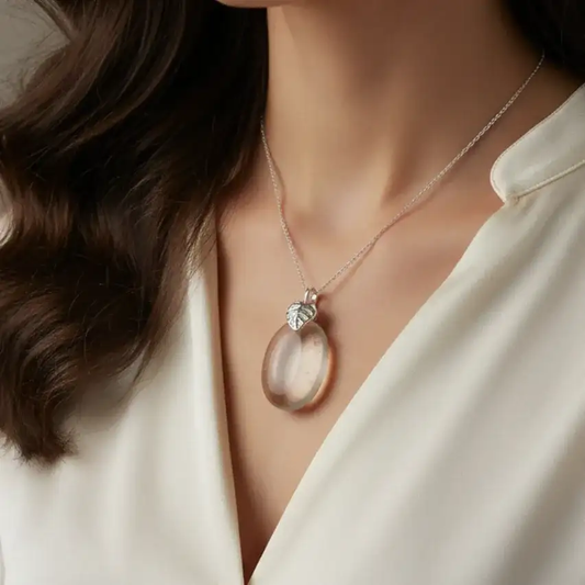 Pendentif en Quartz fumé (PE1988)