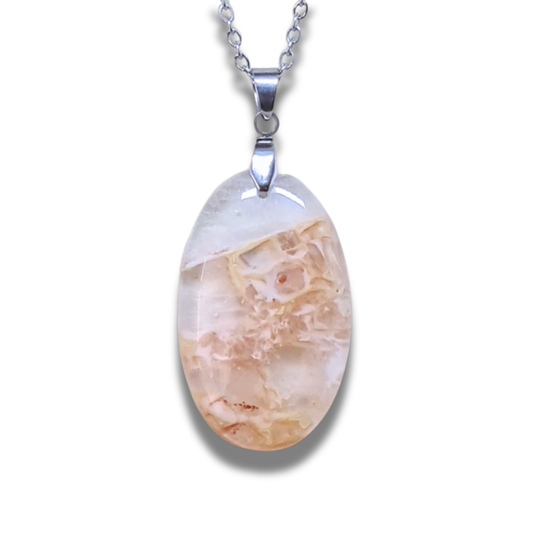 Pendentif en Quartz à inclusions (PE1160-3) - ENAE Minéraux