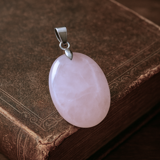 Pendentif en Quartz rose (PE1993-2)