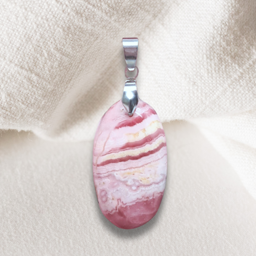 Pendentif en Rhodochrosite (PE1202)