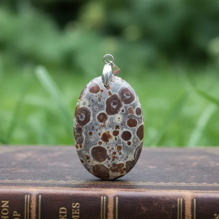 Pendentif en Rhyolite Astéroïde (PE1519)