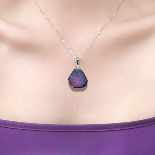 Pendentif en Rubis et Schiste (PE2021-5) - ENAE Minéraux