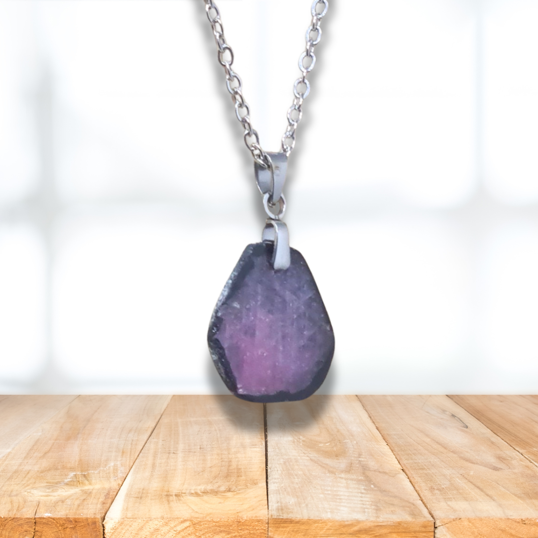 Pendentif en Rubis et Schiste (PE2021-5) - ENAE Minéraux
