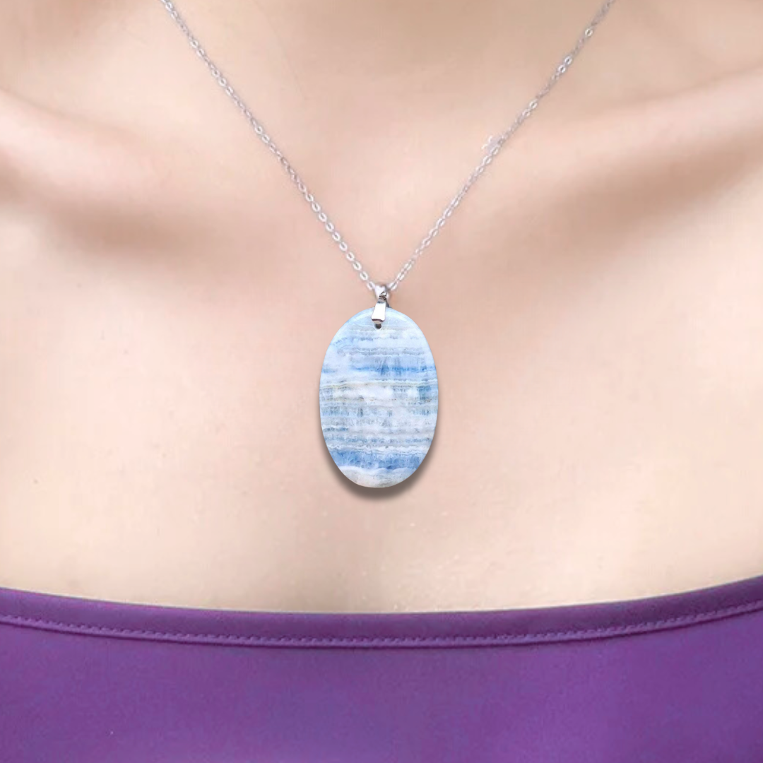 Pendentif en Scheelite et Dolomite (PE1956) - ENAE Minéraux