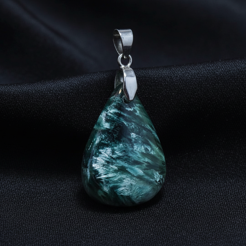 Pendentif en Séraphinite (PE1908-1)