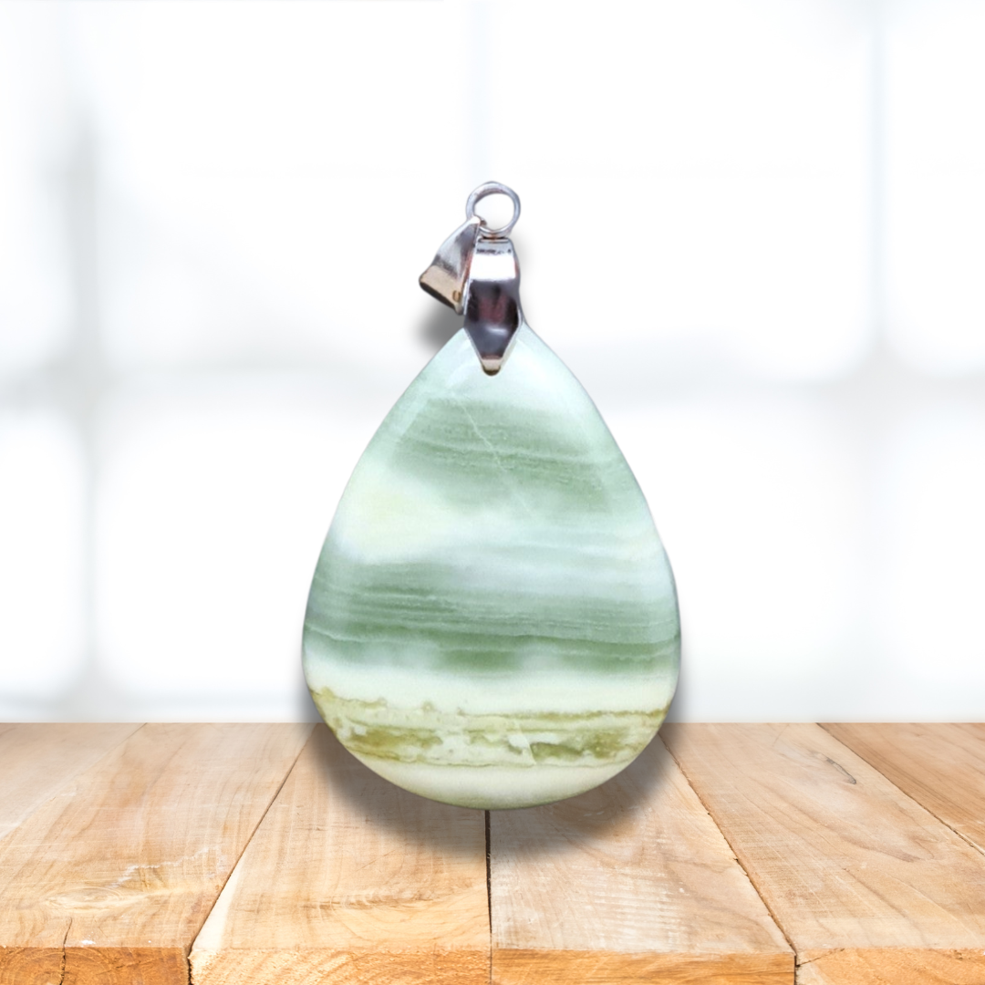 Pendentif en Serpentine (PE1247) - ENAE Minéraux