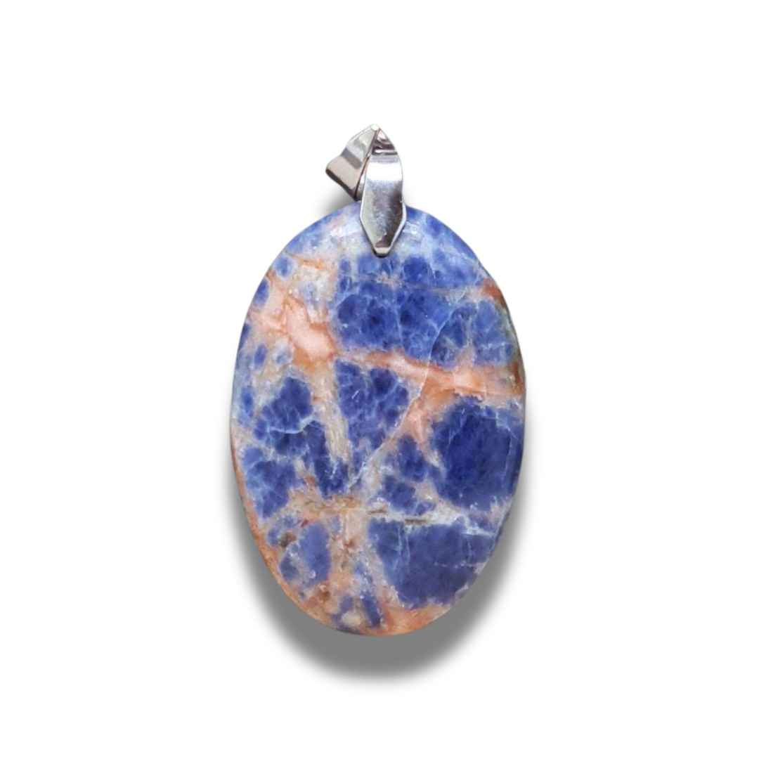 Pendentif en Sodalite et Cancrinite (PE929)