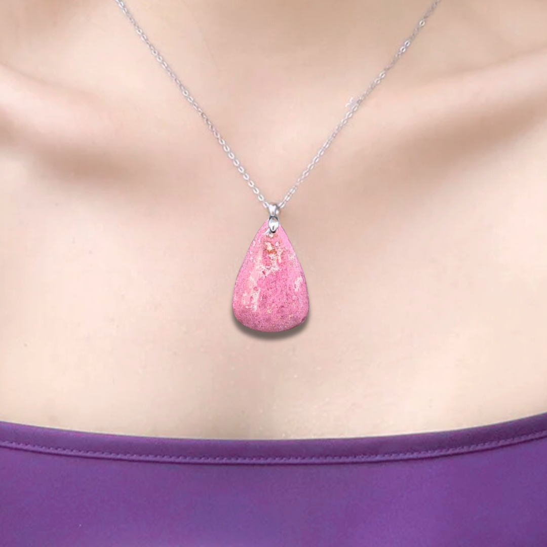 Pendentif en Thulite (PE1900) - ENAE Minéraux
