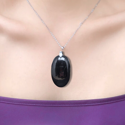 Pendentif en Tourmaline noire (PE1168)