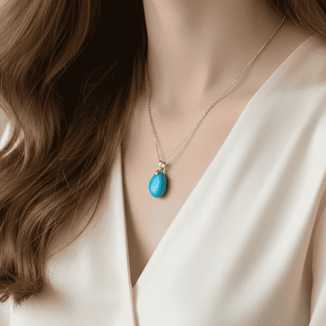 Pendentif en Turquoise (PE1114 - 7)