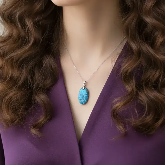 Pendentif en Turquoise (PE1818)