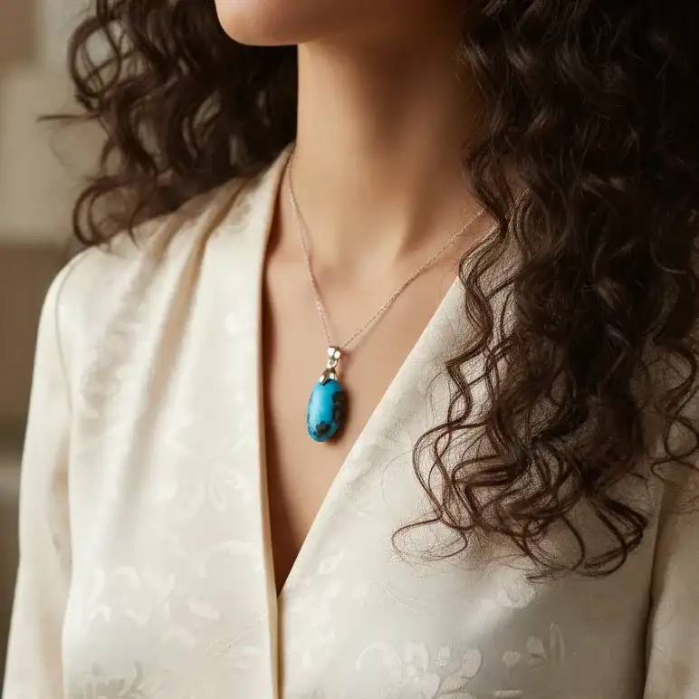 Pendentif en Turquoise (PE1817)