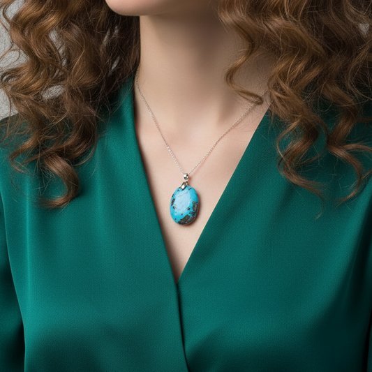 Pendentif en Turquoise (PE1820)