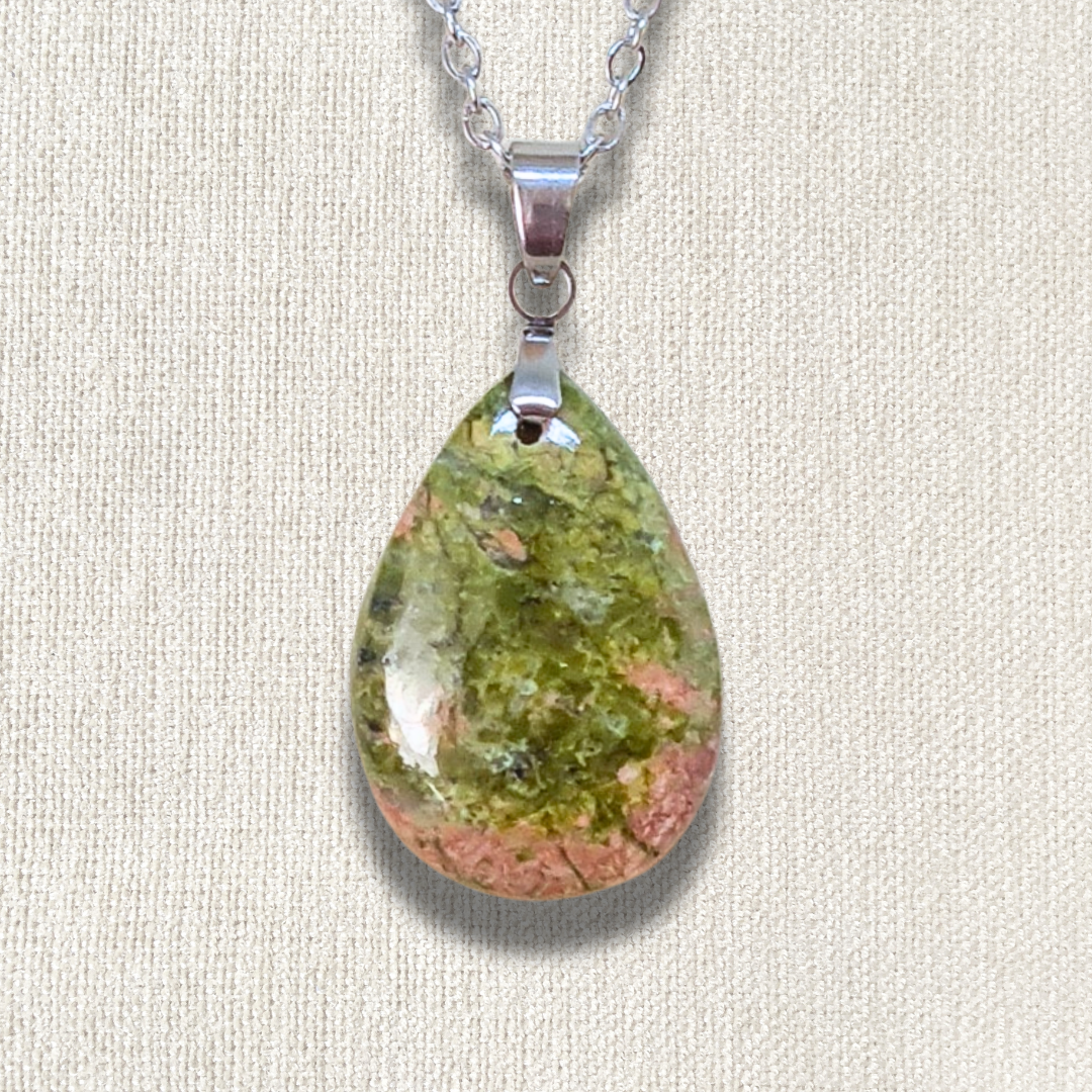 Pendentif en Unakite (PE972)