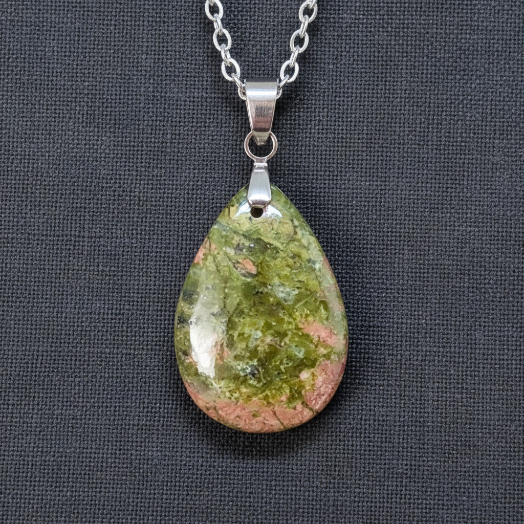 Pendentif en Unakite (PE972)