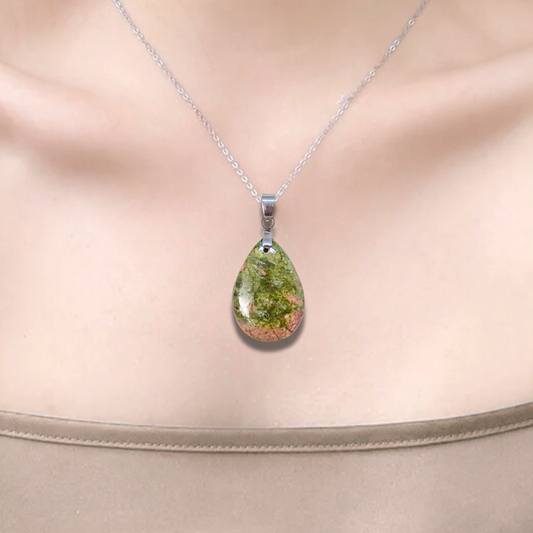 Pendentif en Unakite (PE972)