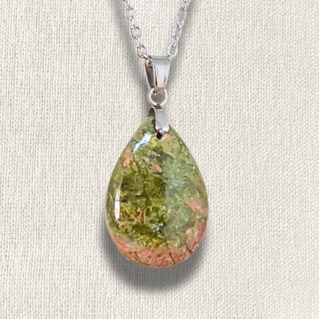 Pendentif en Unakite (PE972)